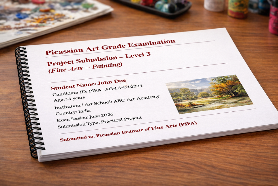 Picassian art grade project sample photo